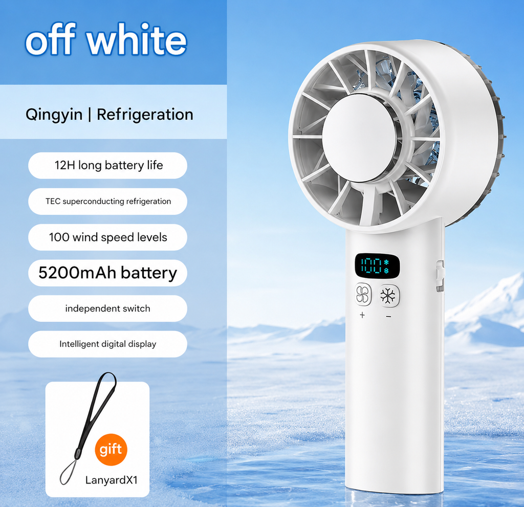 Arctic Breeze™️ Portable Cooling Fan(5200mAh Rechargeable)
