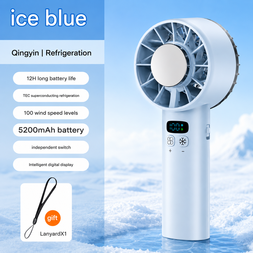 Arctic Breeze™️ Portable Cooling Fan(5200mAh Rechargeable)