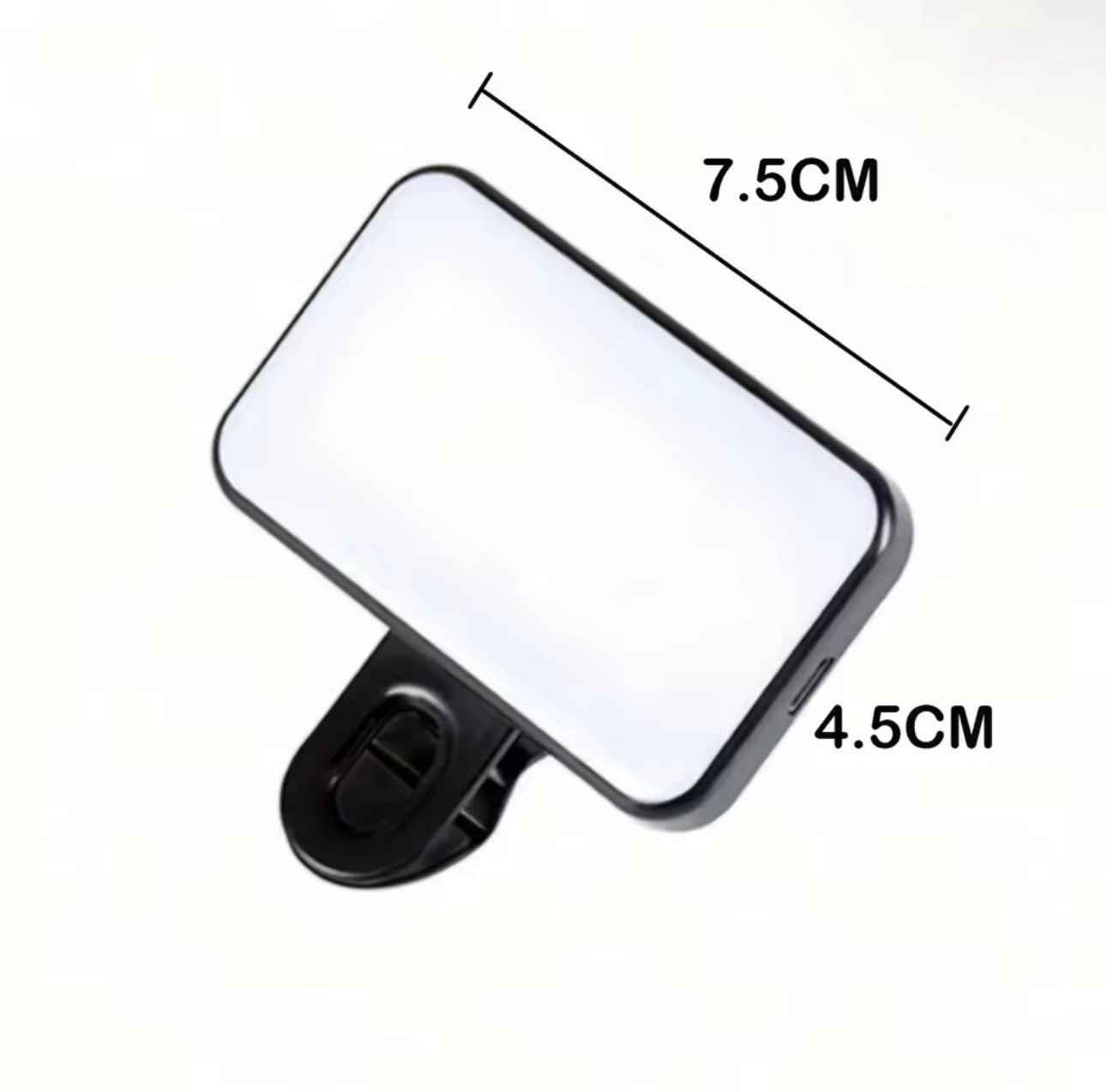 3-Mode Rechargeable Clip-On Selfie Light